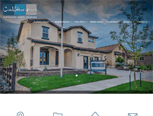 Tablet Screenshot of creekstone-homes.com